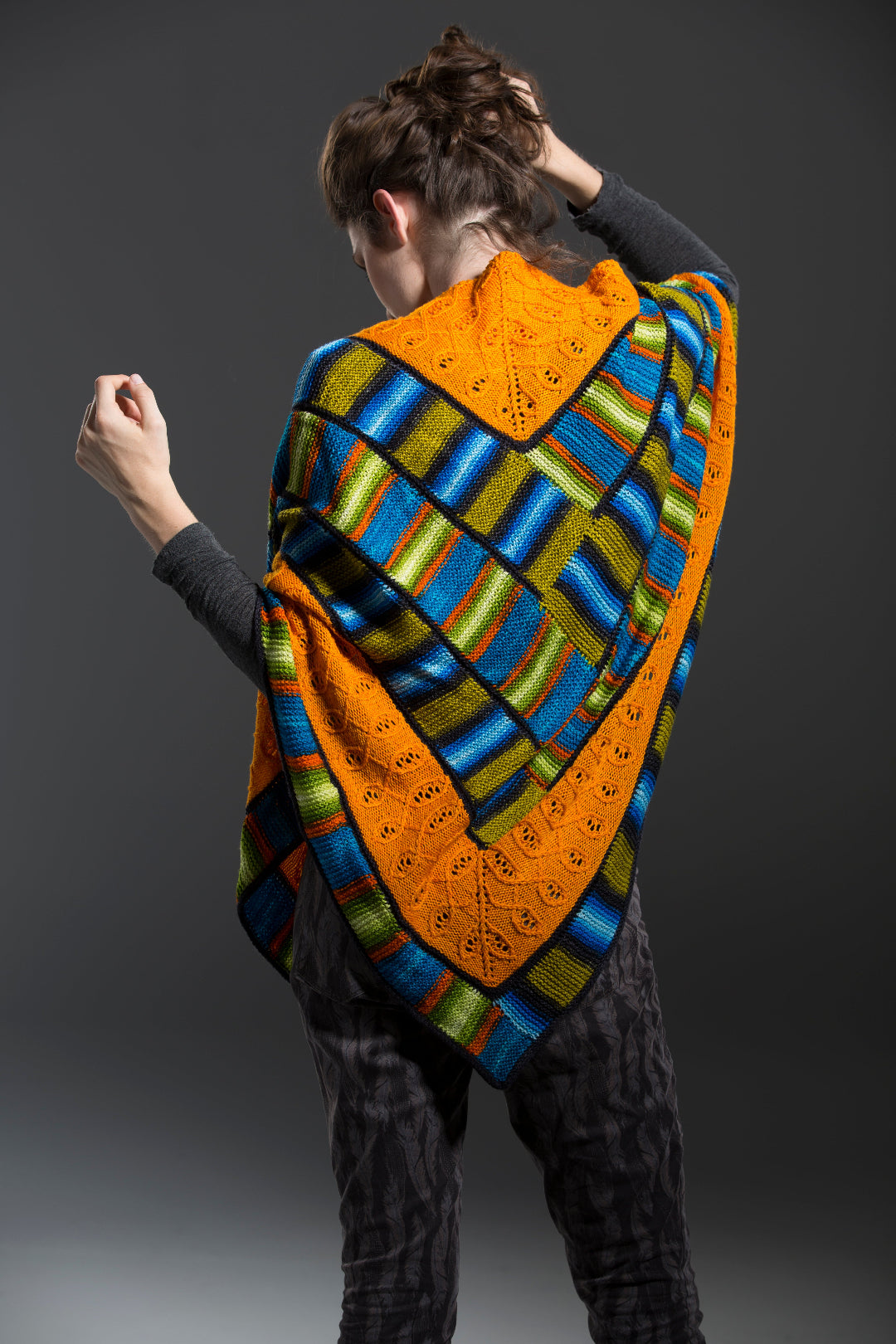 Cabin On Fire Shawl | Knitting Pattern and Optional Kit