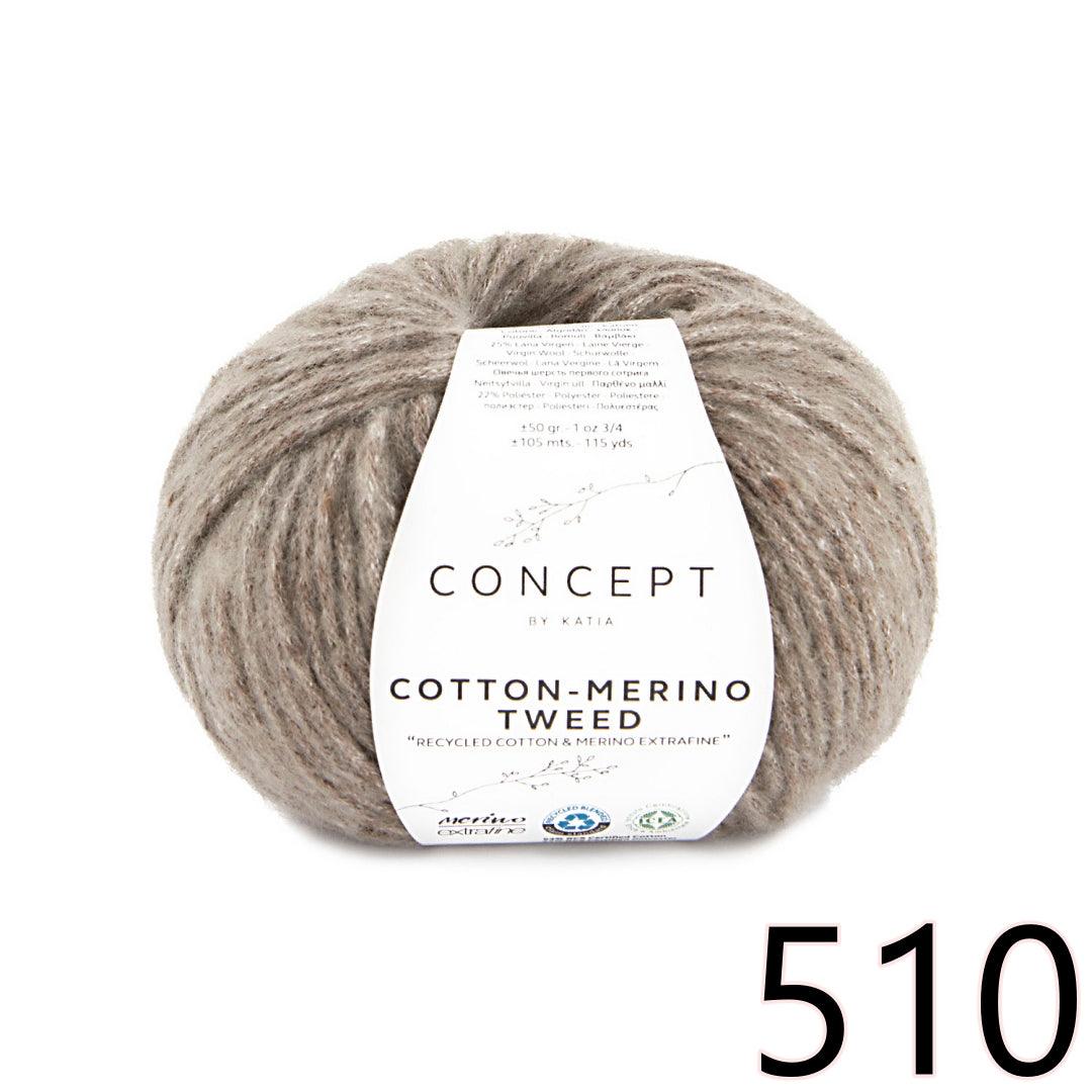 Katia Concept - Cotton Merino Tweed - Biscotte Yarns