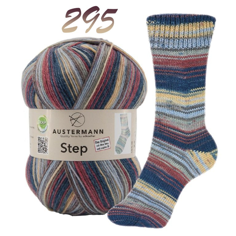 Austermann Step 4 Sock Yarn with Aloe Vera and Jojoba