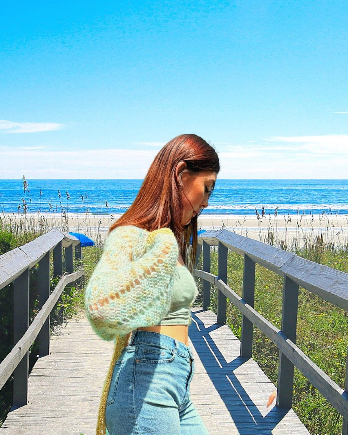 candy floss cape crochet picture