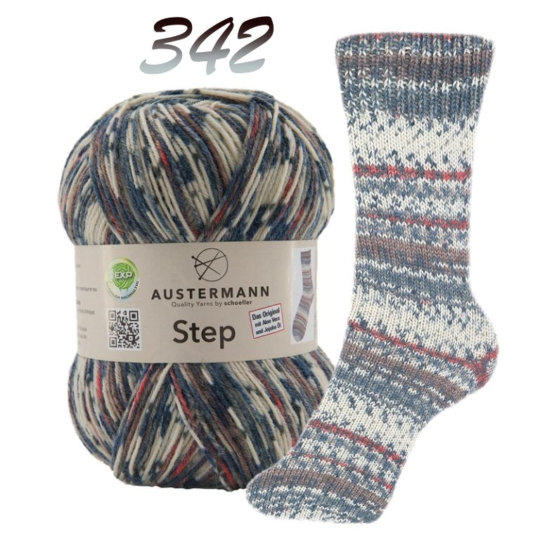 Austermann Step 4 Sock Yarn with Aloe Vera and Jojoba