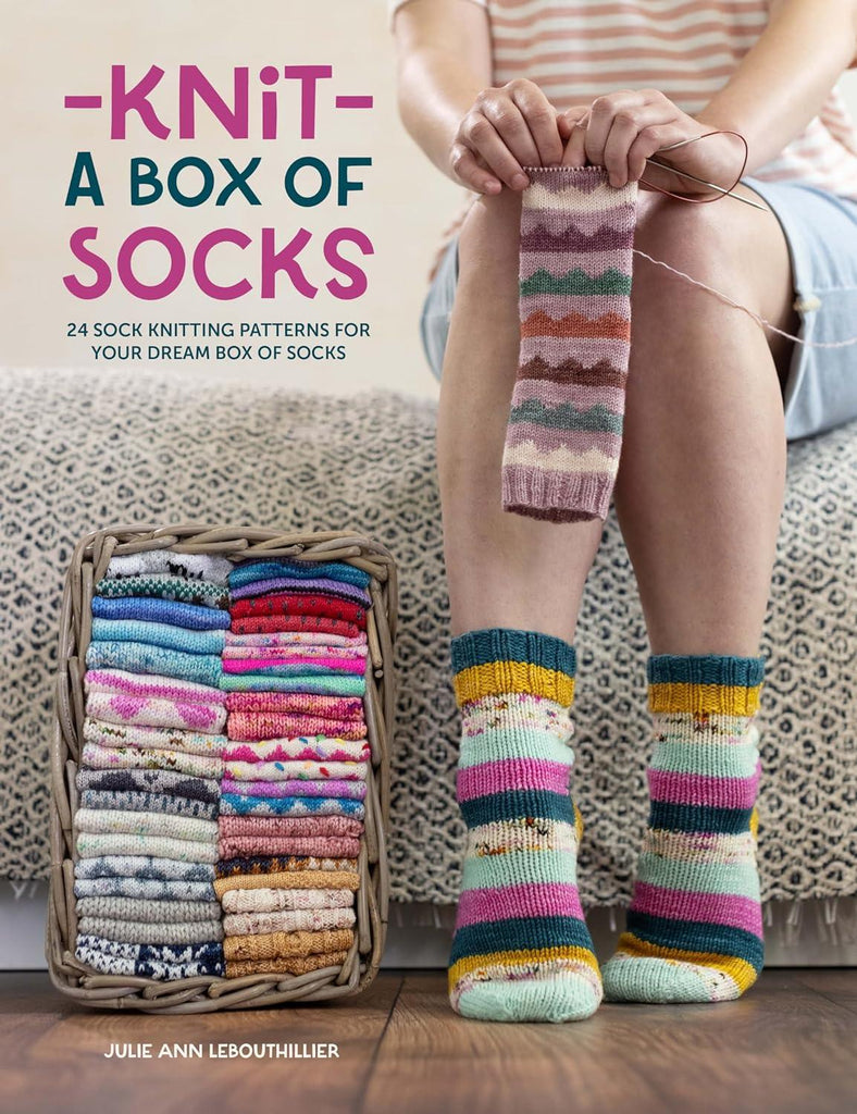 Knit a Box of Socks by Julie Ann Lebouthillier - Biscotte Yarns