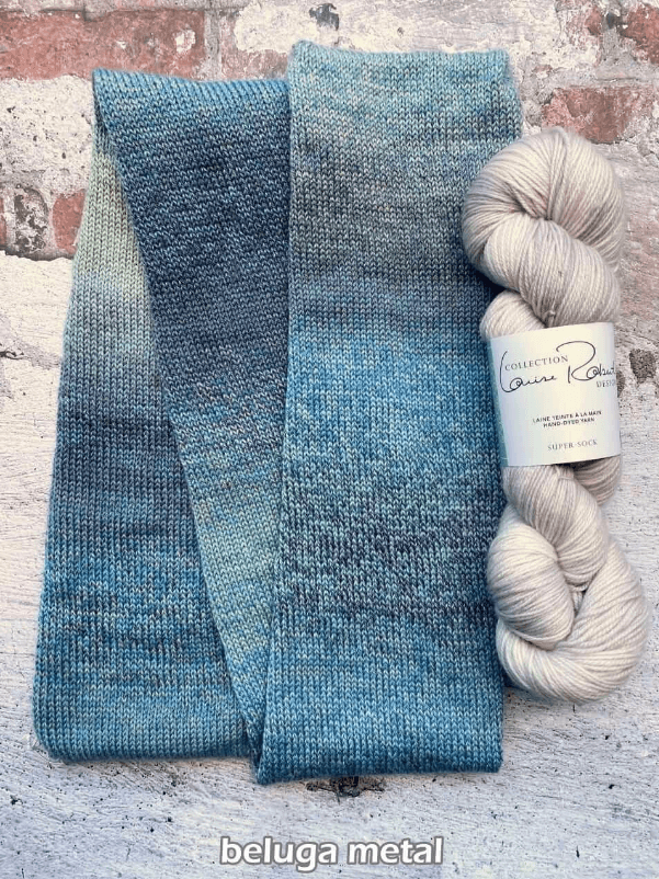 Shawl Knitting kit Fête des Couleurs - TWISTABELLA & SUPER SOCK VERSION - Biscotte Yarns
