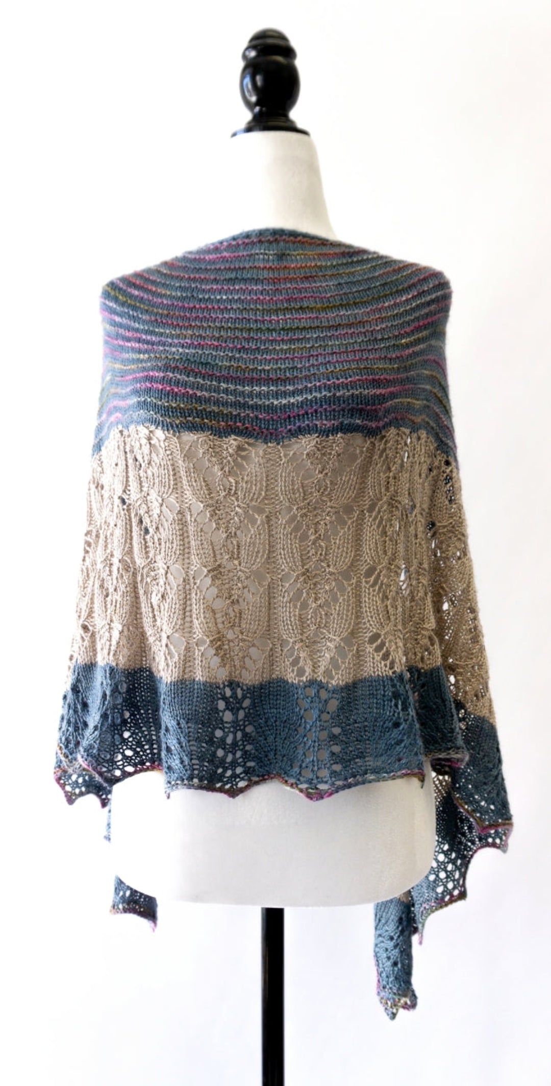 By The Sea Shawl | Knitting Pattern and Optional Kits