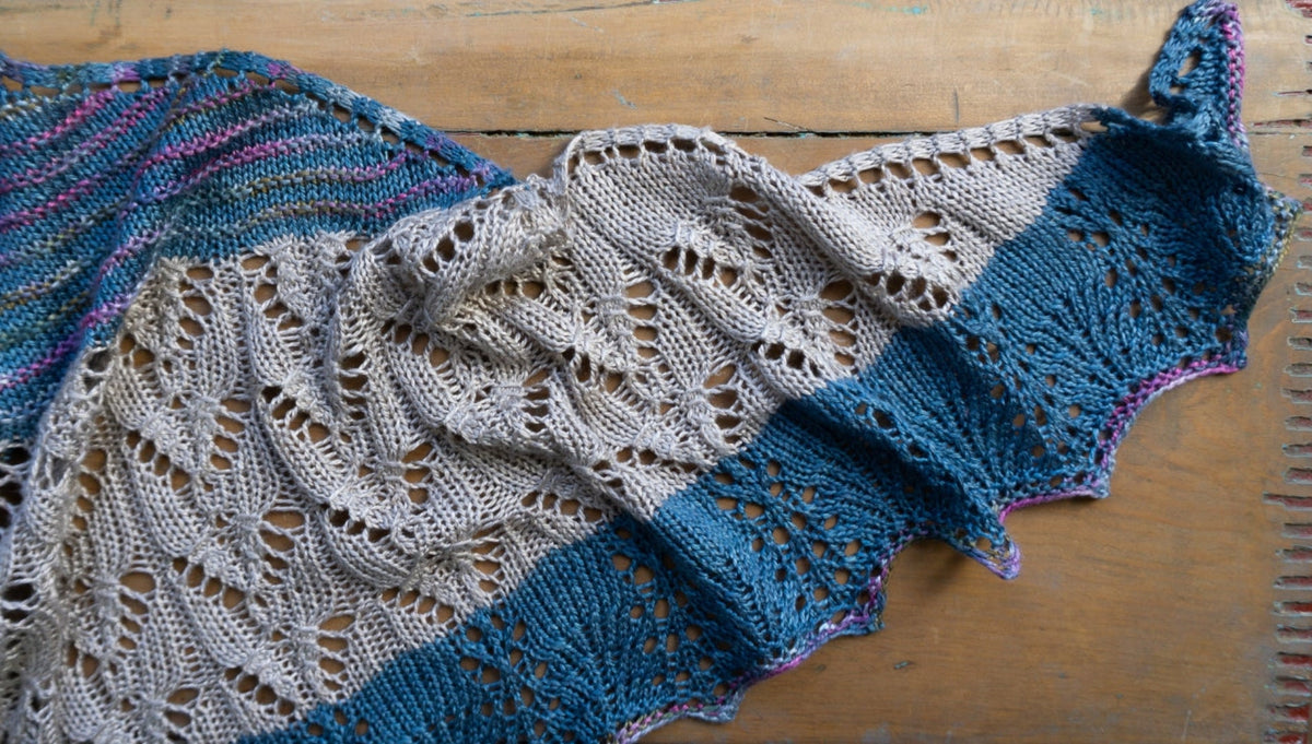 By The Sea Shawl | Knitting Pattern and Optional Kits