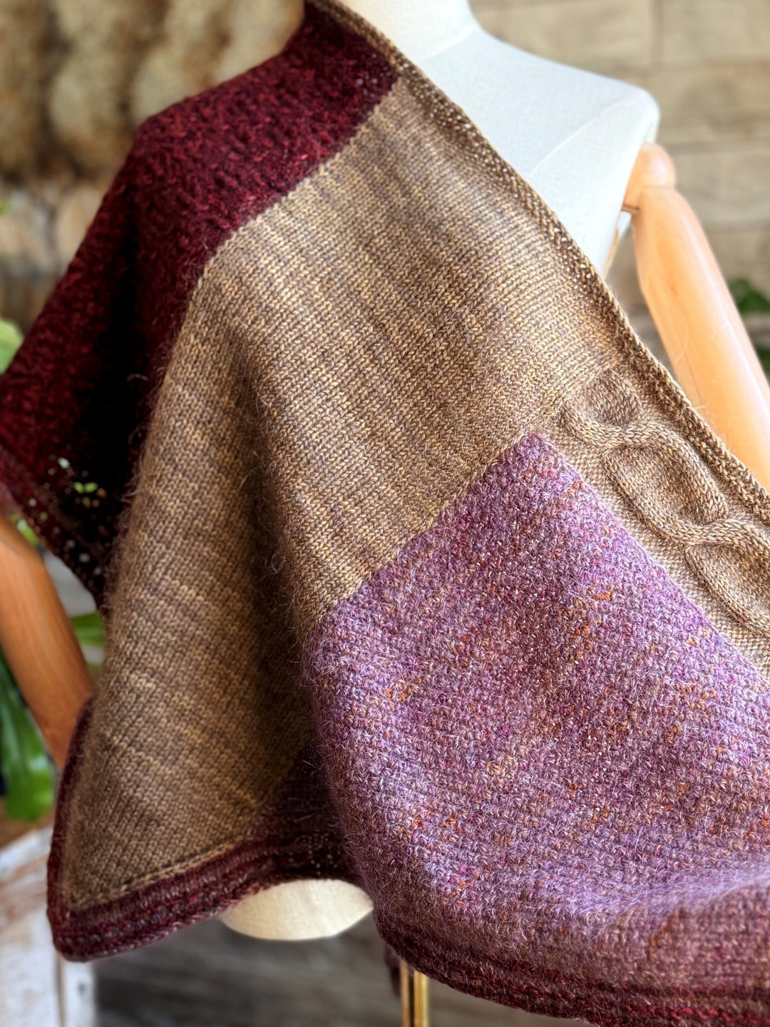 Byzantin Shawl | Knitting pattern with Optional Kits