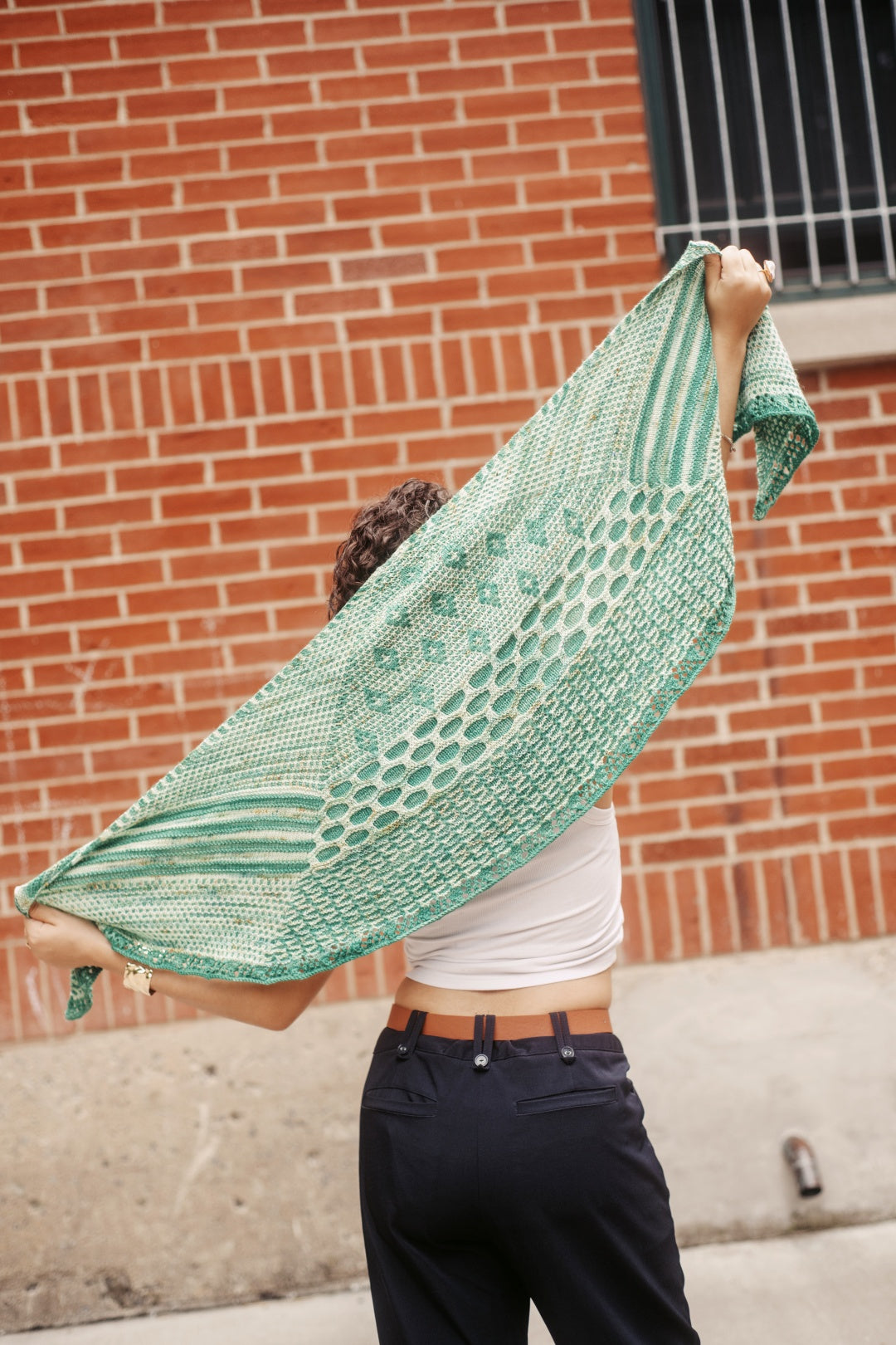 Perspective Shawl | Knitting pattern and Optional kits