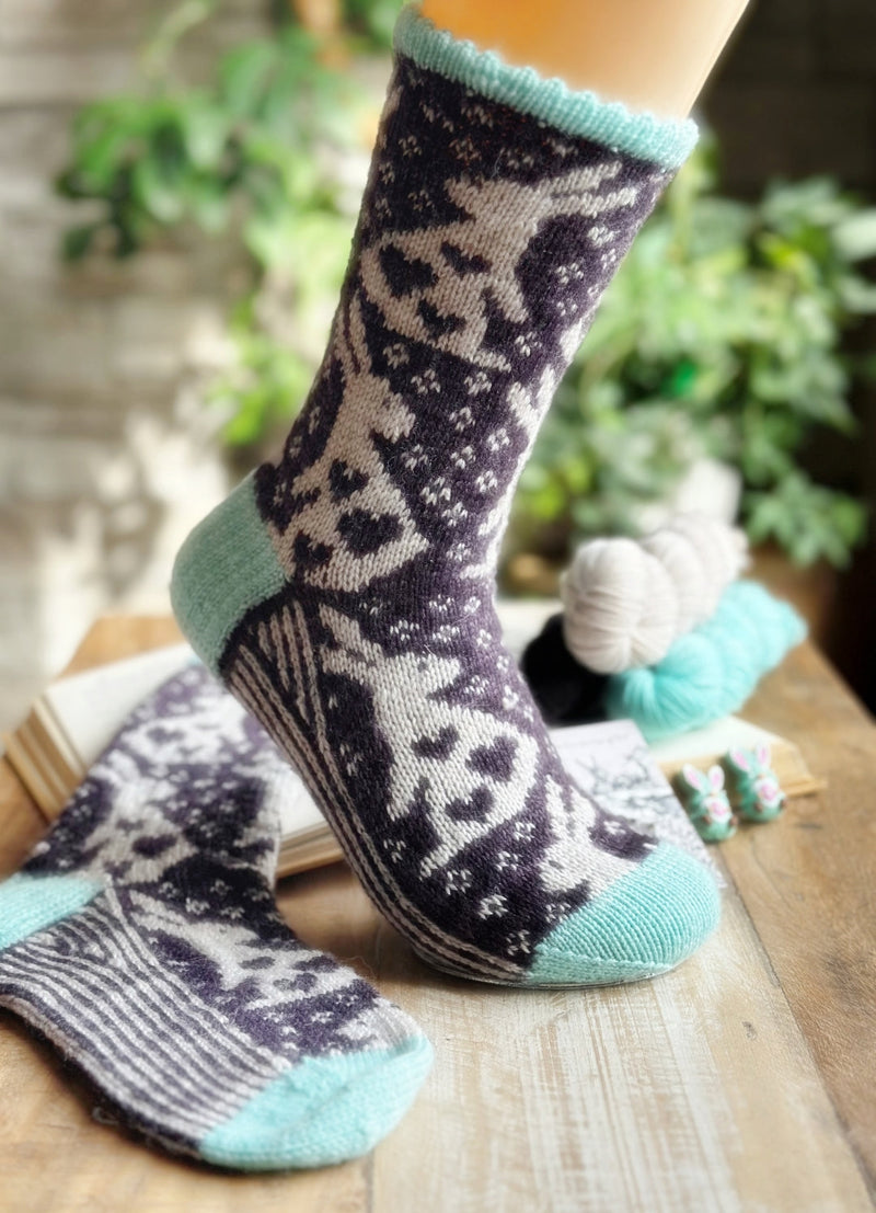 Easter Wonderland Socks | Knitting Pattern and Optional Limited Edition Kit
