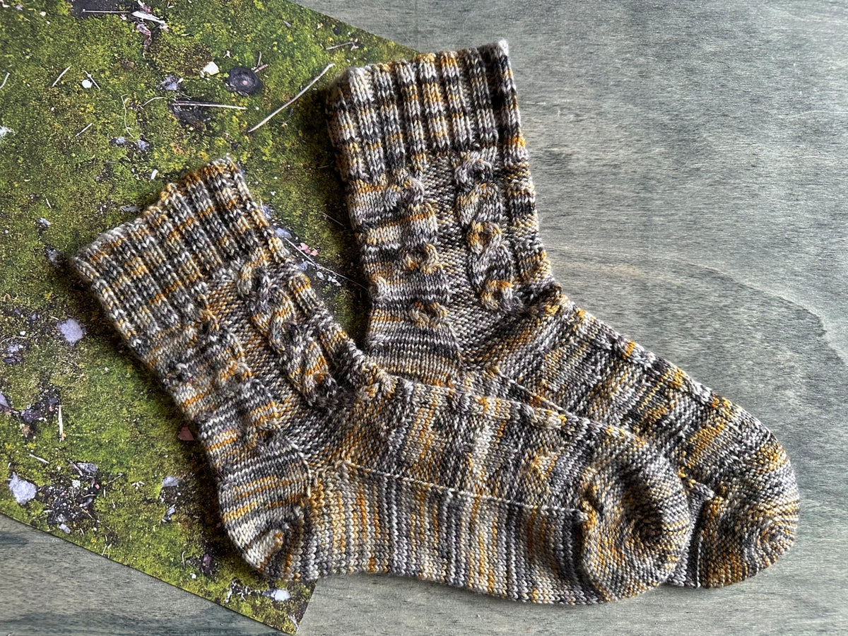 The Forester Socks | Free Knitting Pattern and Optional kit