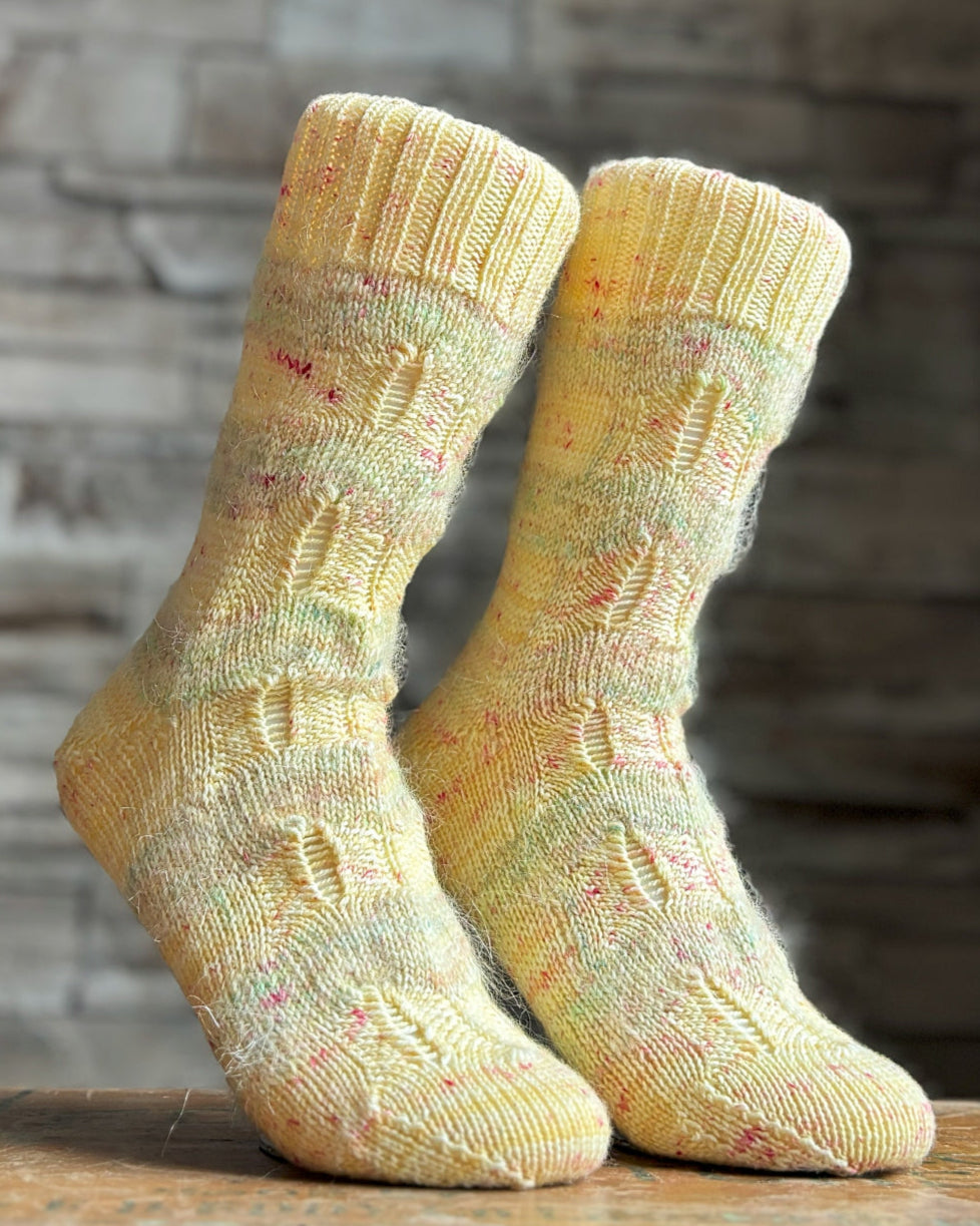Chevy Chevron Socks | Knitting pattern and Optional kits
