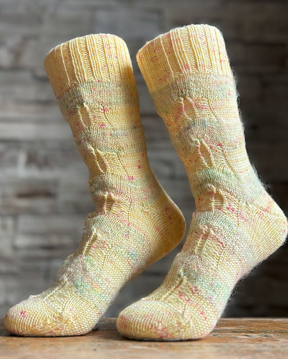 Chevy Chevron Socks | Knitting pattern and Optional kits