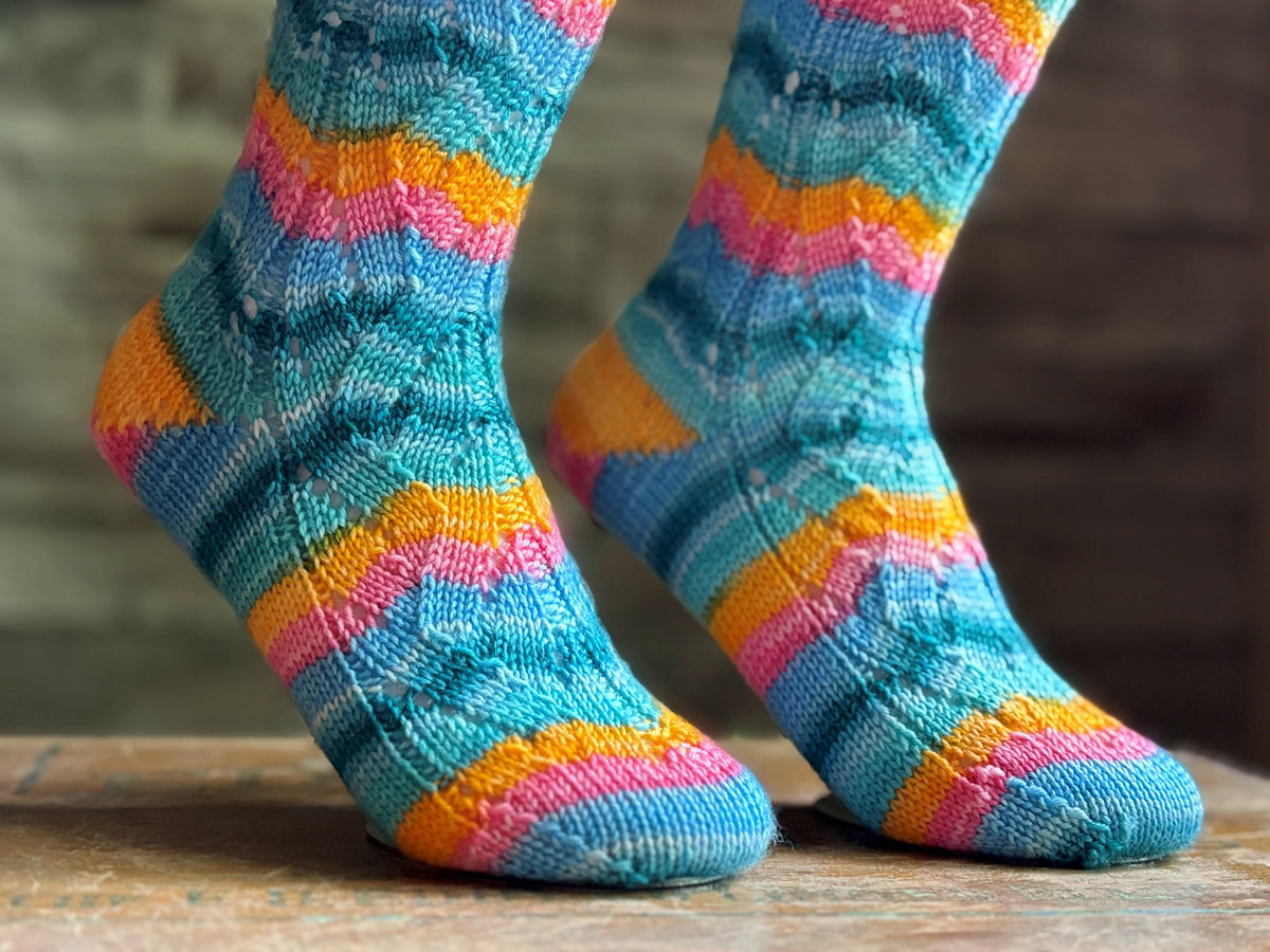 Miss Eleanor Socks | Free Knitting Pattern and Optional Kit