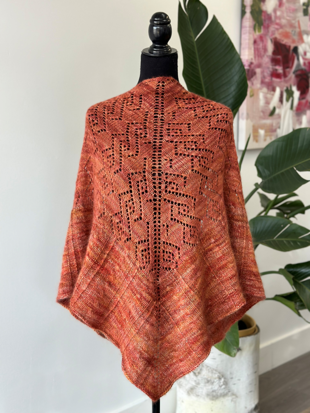 Luxury Cashmere Shawl  | Knitting pattern and knitting kits