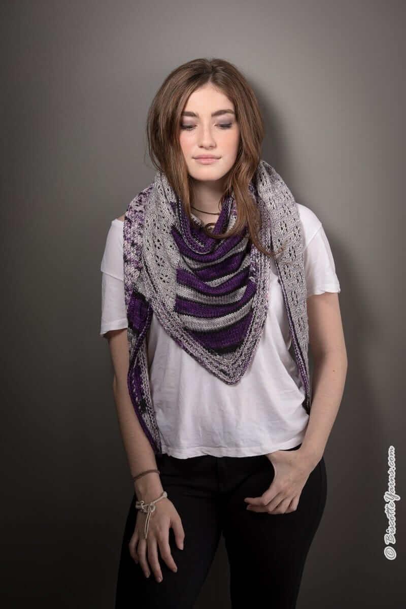 Byzantin Shawl | Knitting pattern with Optional Kits