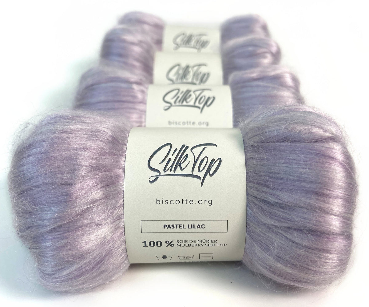 Silk Top - Spinning Fiber
