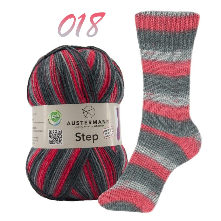 Austermann Step 4 Sock Yarn with Aloe Vera and Jojoba