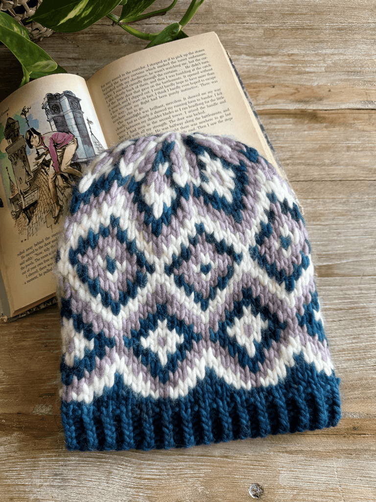 Trois Fois Passera Hat | knitting pattern and knitting kits - Biscotte Yarns
