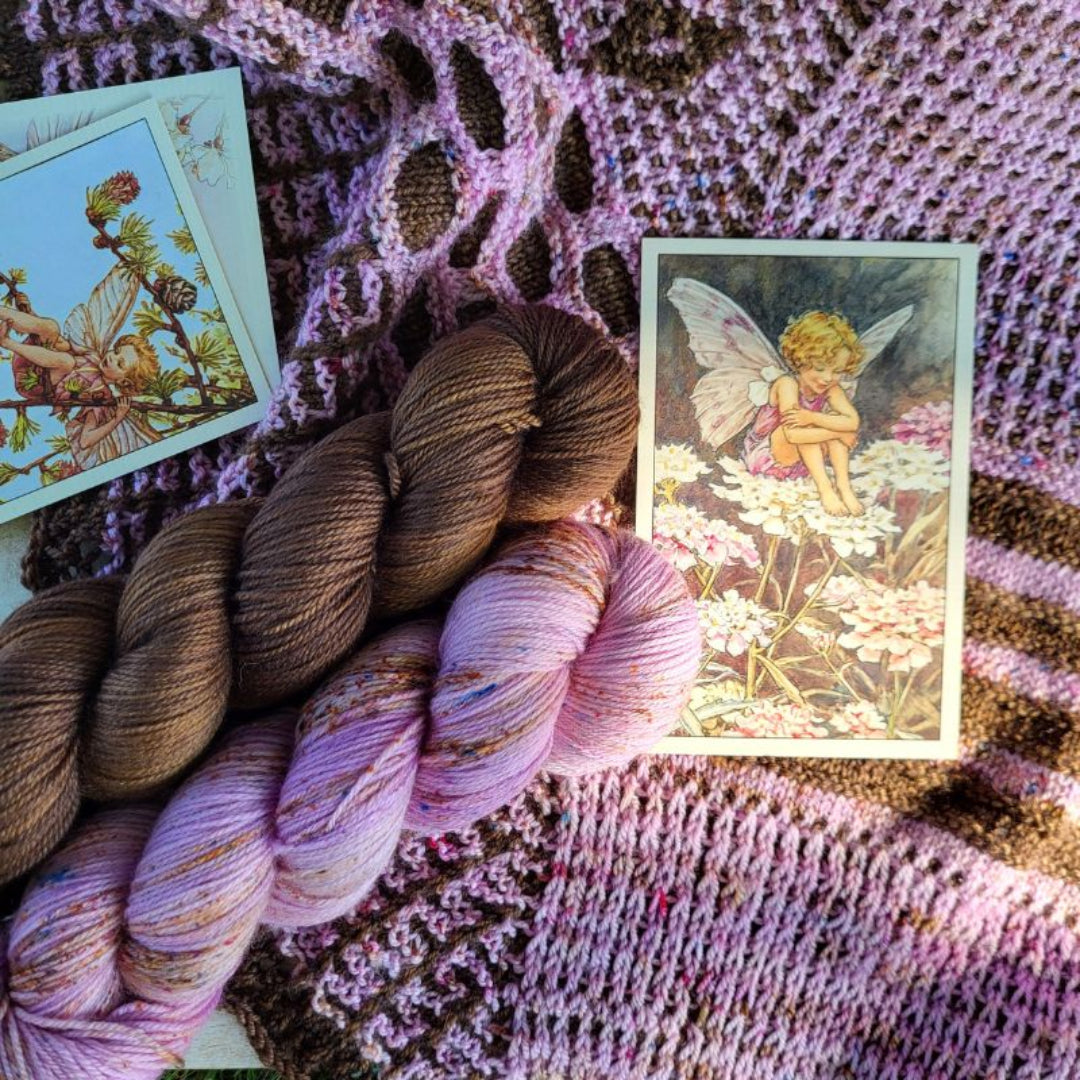 Perspective Shawl | Knitting pattern and Optional kits