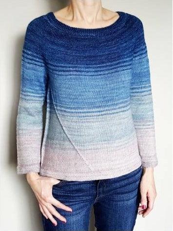 Knitting pattern ♥ Meltdown sweater - Biscotte Yarns