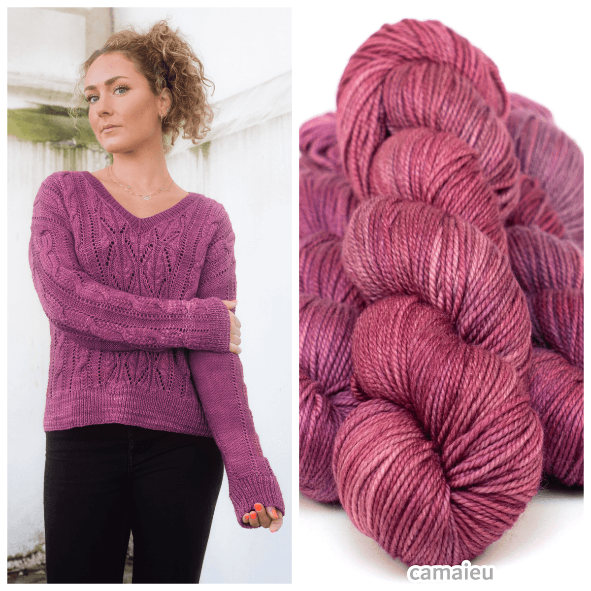Zenia Sweater | Knitting kit - Biscotte Yarns
