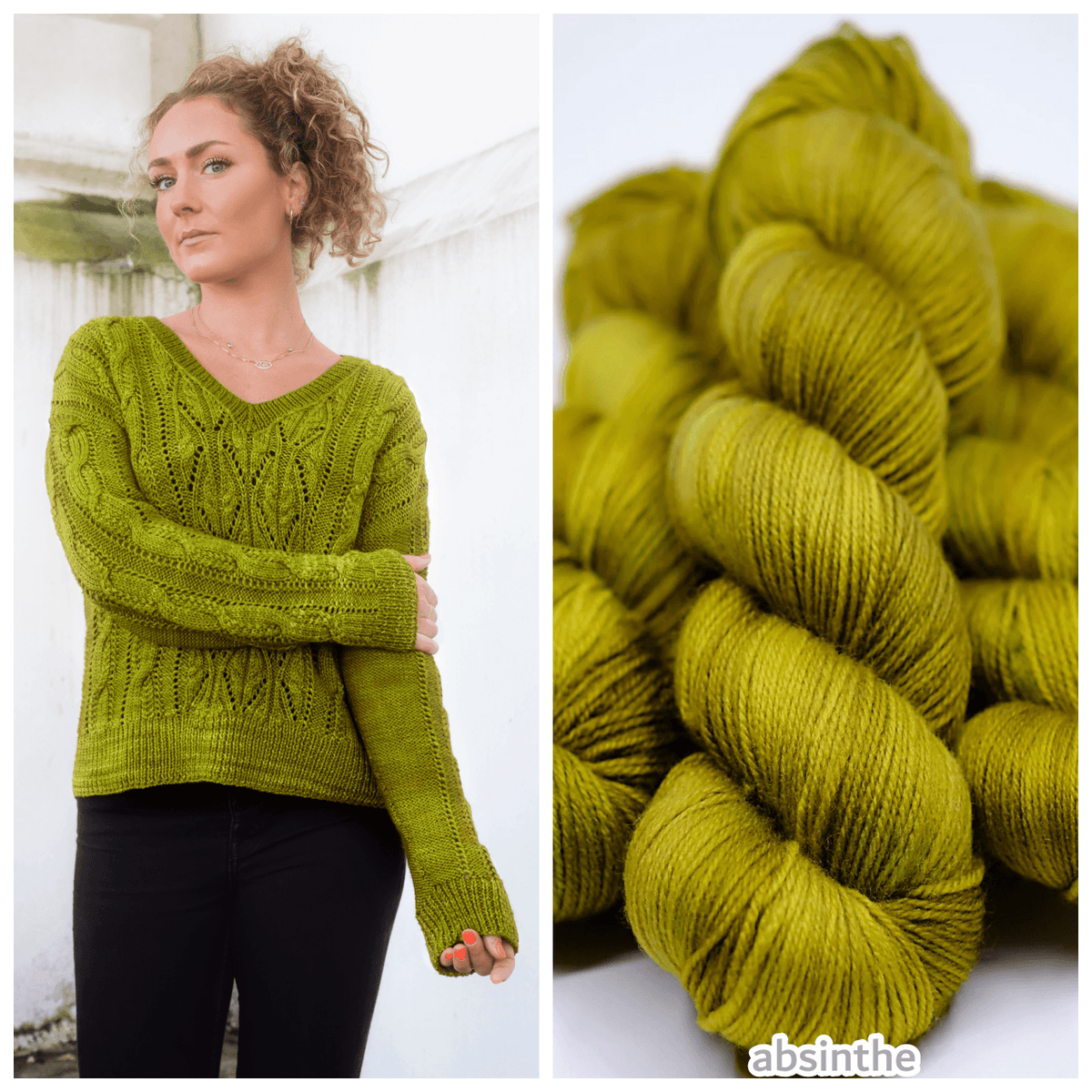 Zenia Sweater | Knitting kit - Biscotte Yarns