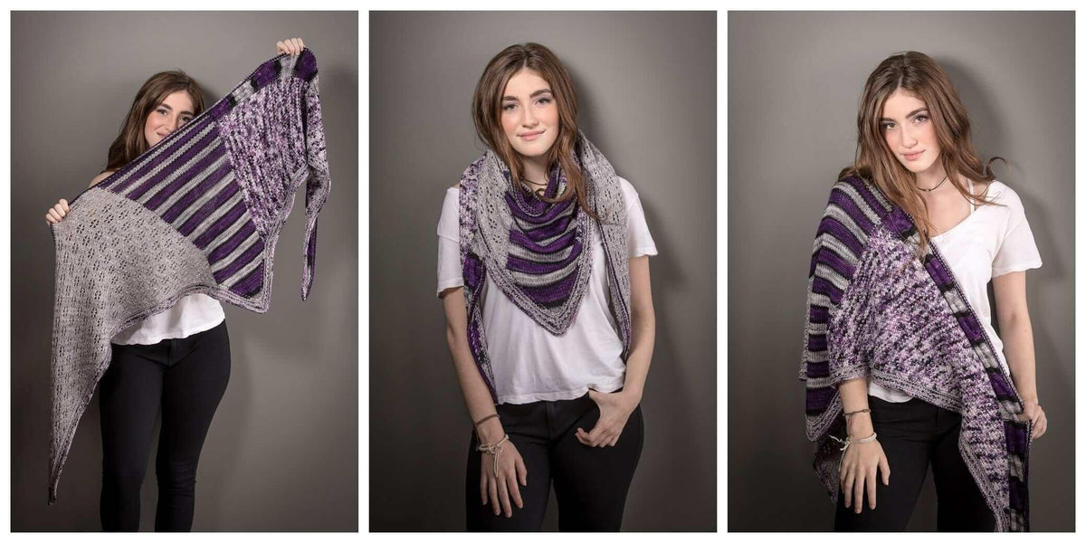 Byzantin Shawl | Knitting pattern with Optional Kits