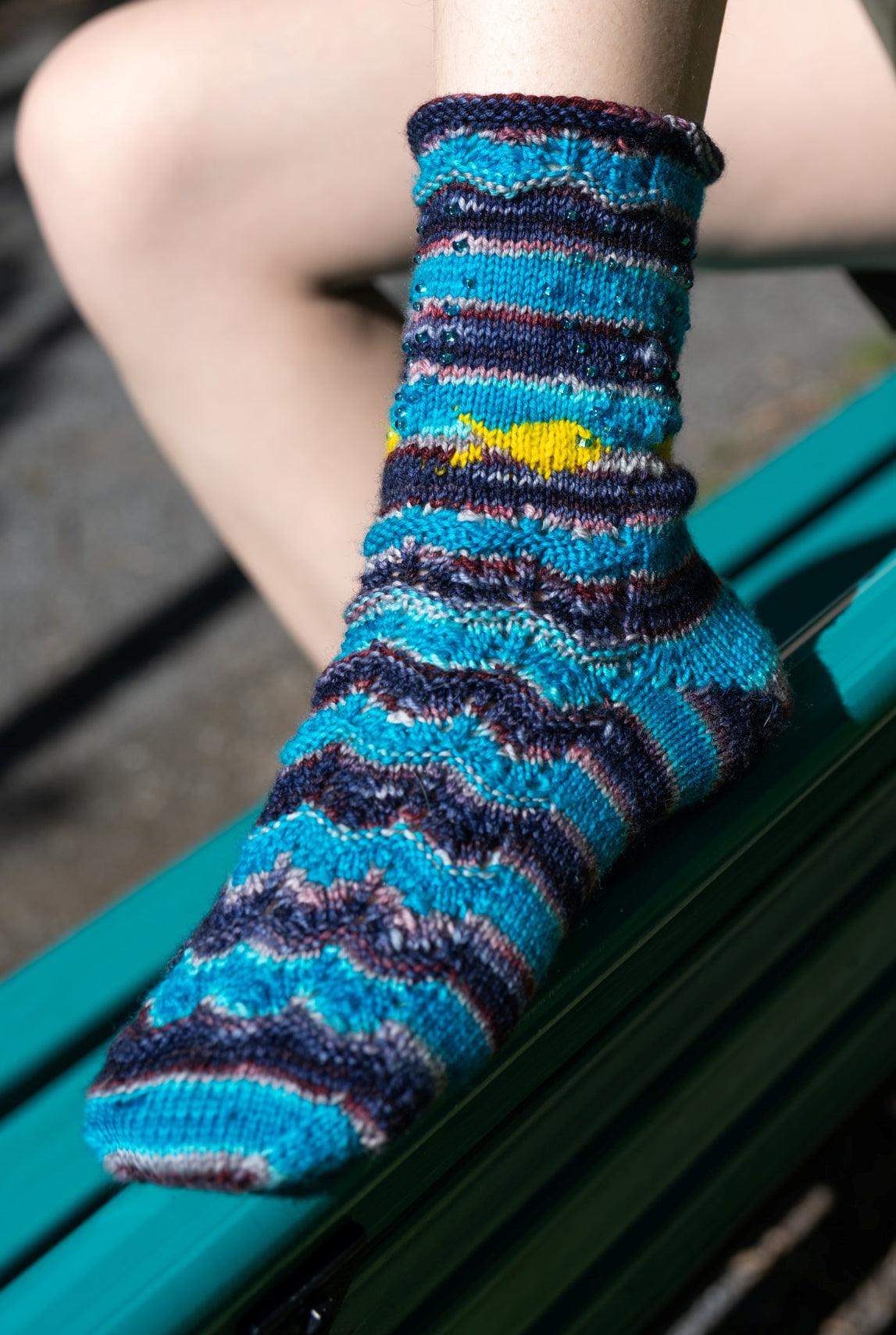 Oliver the Fish π Knitting kit - Biscotte Yarns