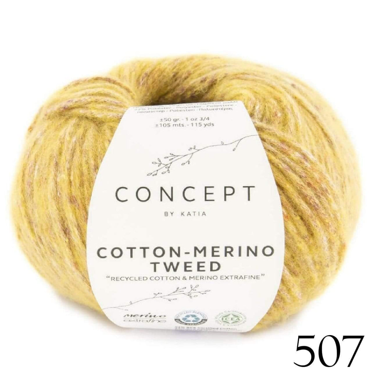 Katia Concept - Cotton Merino Tweed - Biscotte Yarns