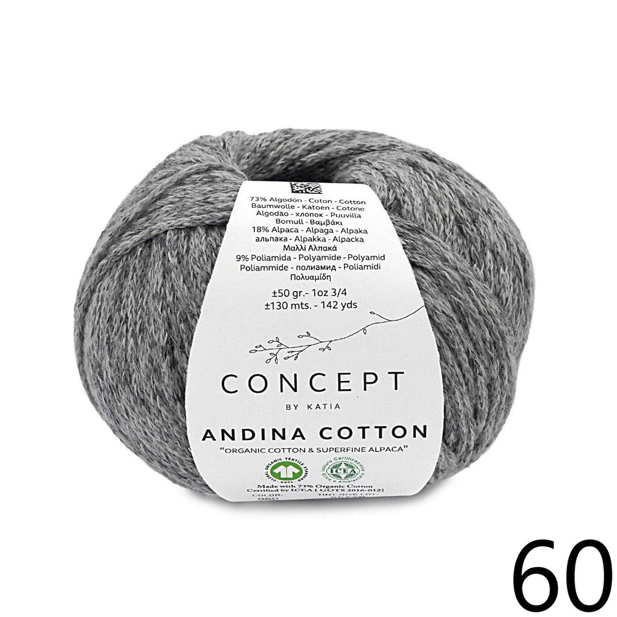 Andina Cotton - KATIA π¦ - Biscotte Yarns
