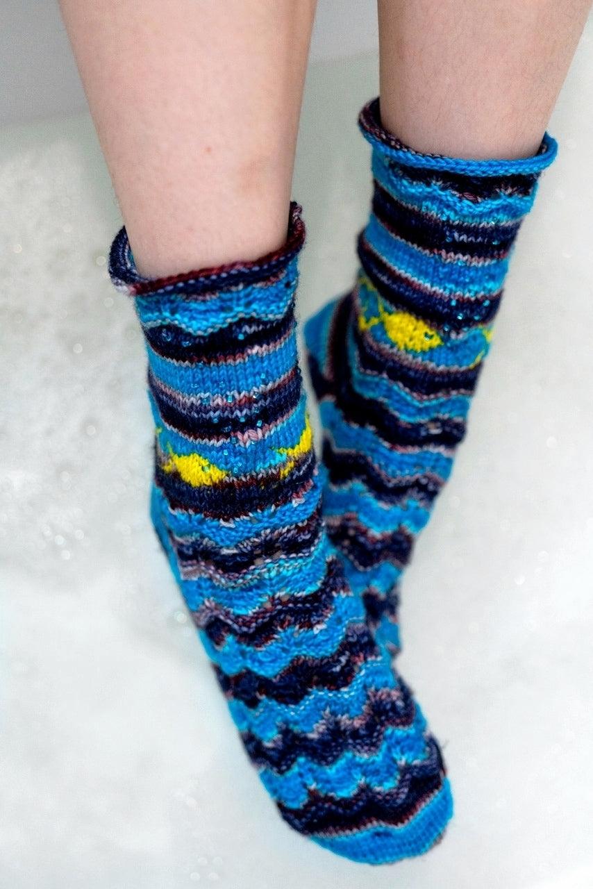 Oliver the Fish π Knitting kit - Biscotte Yarns