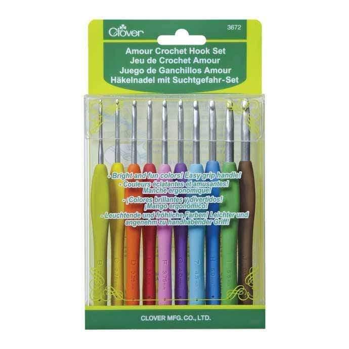 CLOVER - Amour Crochet Hook Set #3673 - #3675 - Biscotte Yarns
