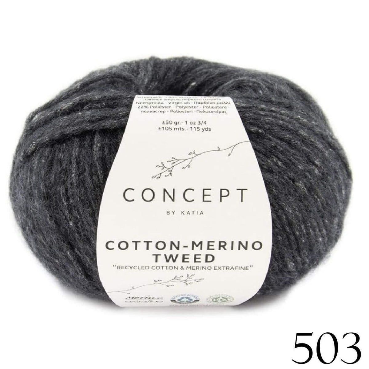 Katia Concept - Cotton Merino Tweed - Biscotte Yarns