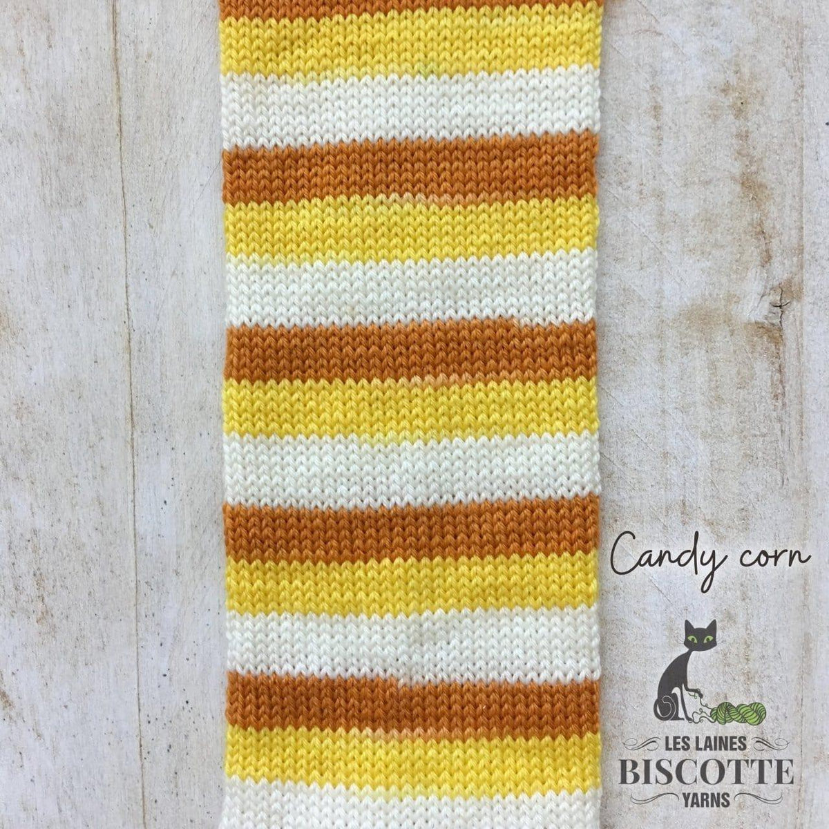 Self-Striping Sock Yarn - BIS-SOCK CANDY CORN