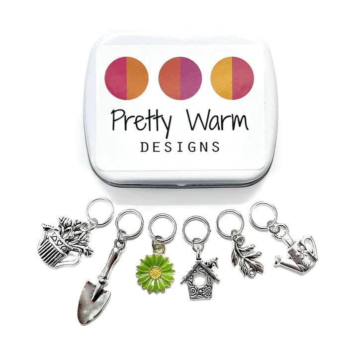 Stitch Markers for KNITTING - Pretty Warm Designs - Biscotte Yarns