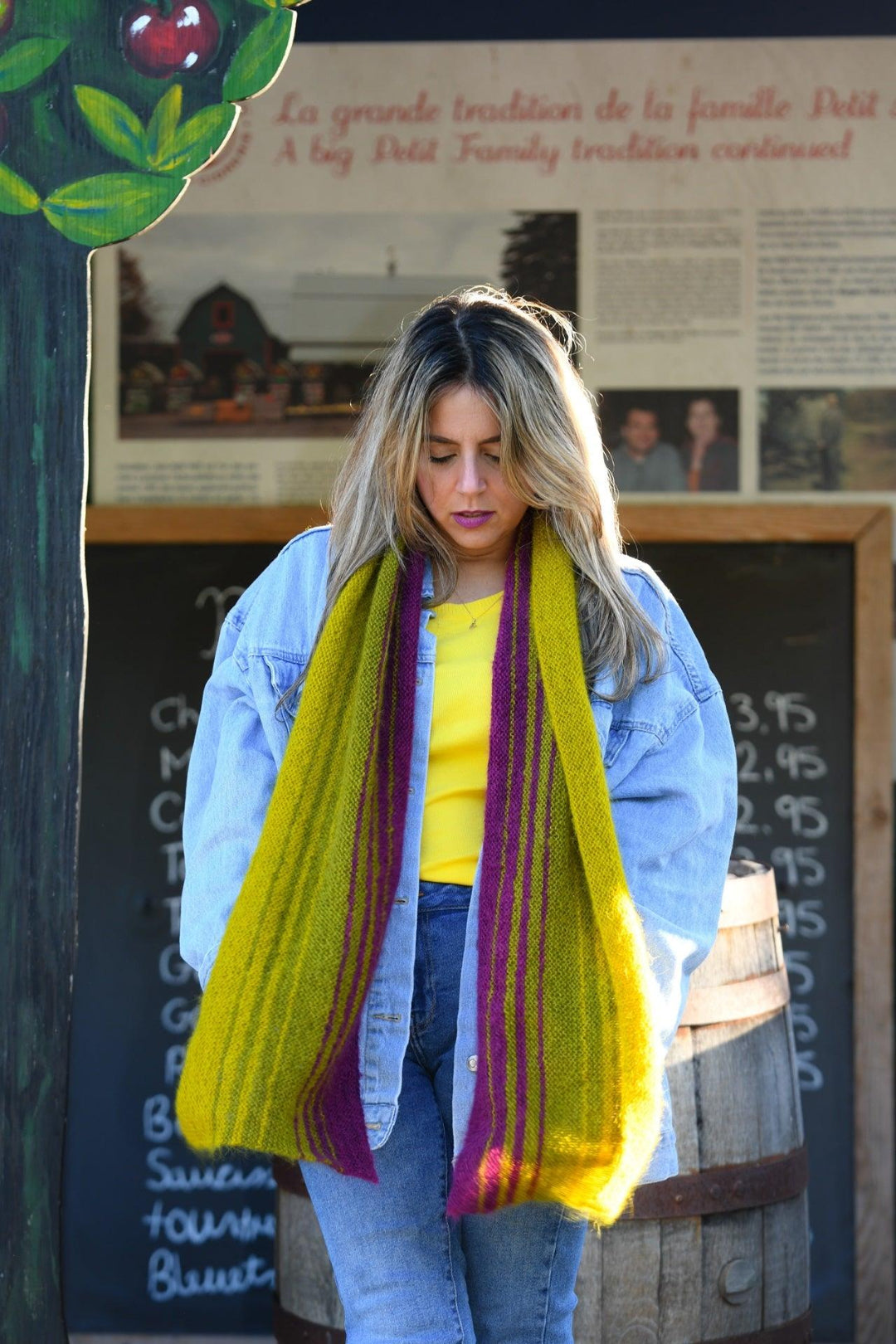 Miroir Miroir Scarf | Knitting Pattern and Optional Kits