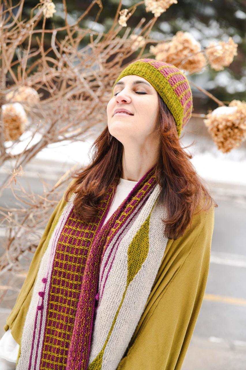 ART NOUVEAU SCARF Knitting Pattern – Biscotte Yarns