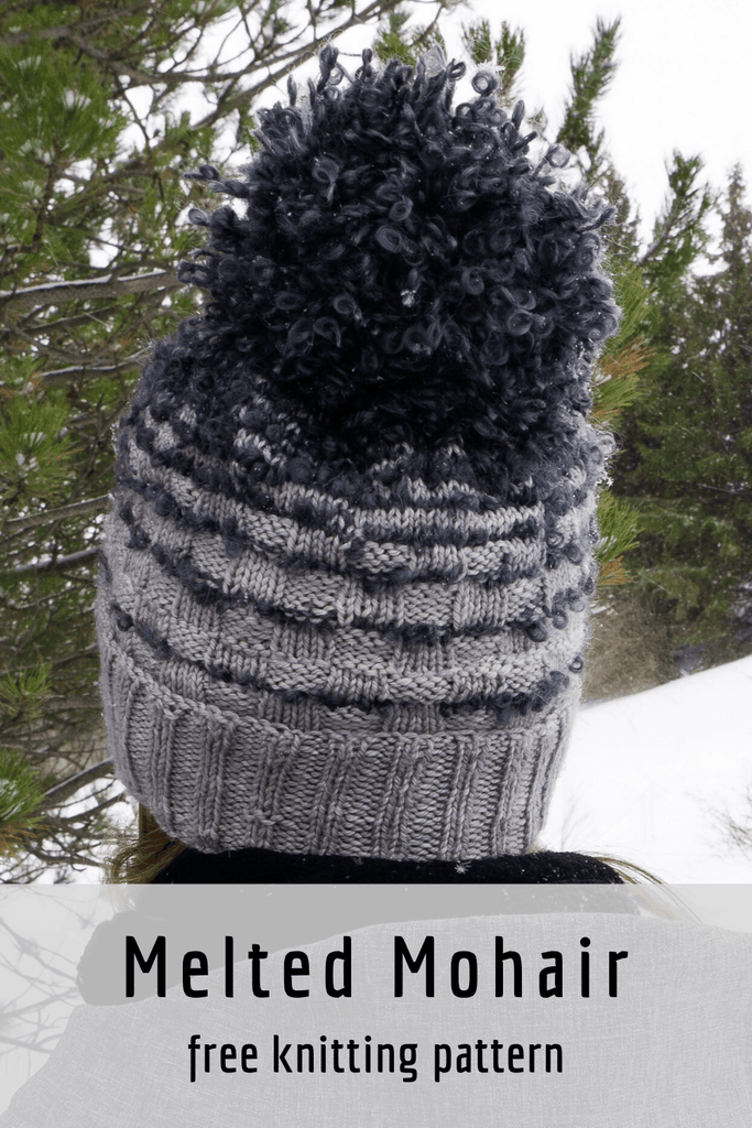 Melted Mohair Hat | Knitting Pattern - Biscotte Yarns