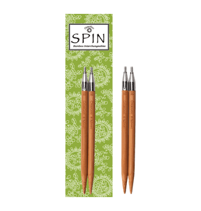 ChiaoGoo Spin 5-Tip Interchangeable Bamboo Knitting Needle Set