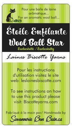 Wool Ball Star - Biscotte Yarns