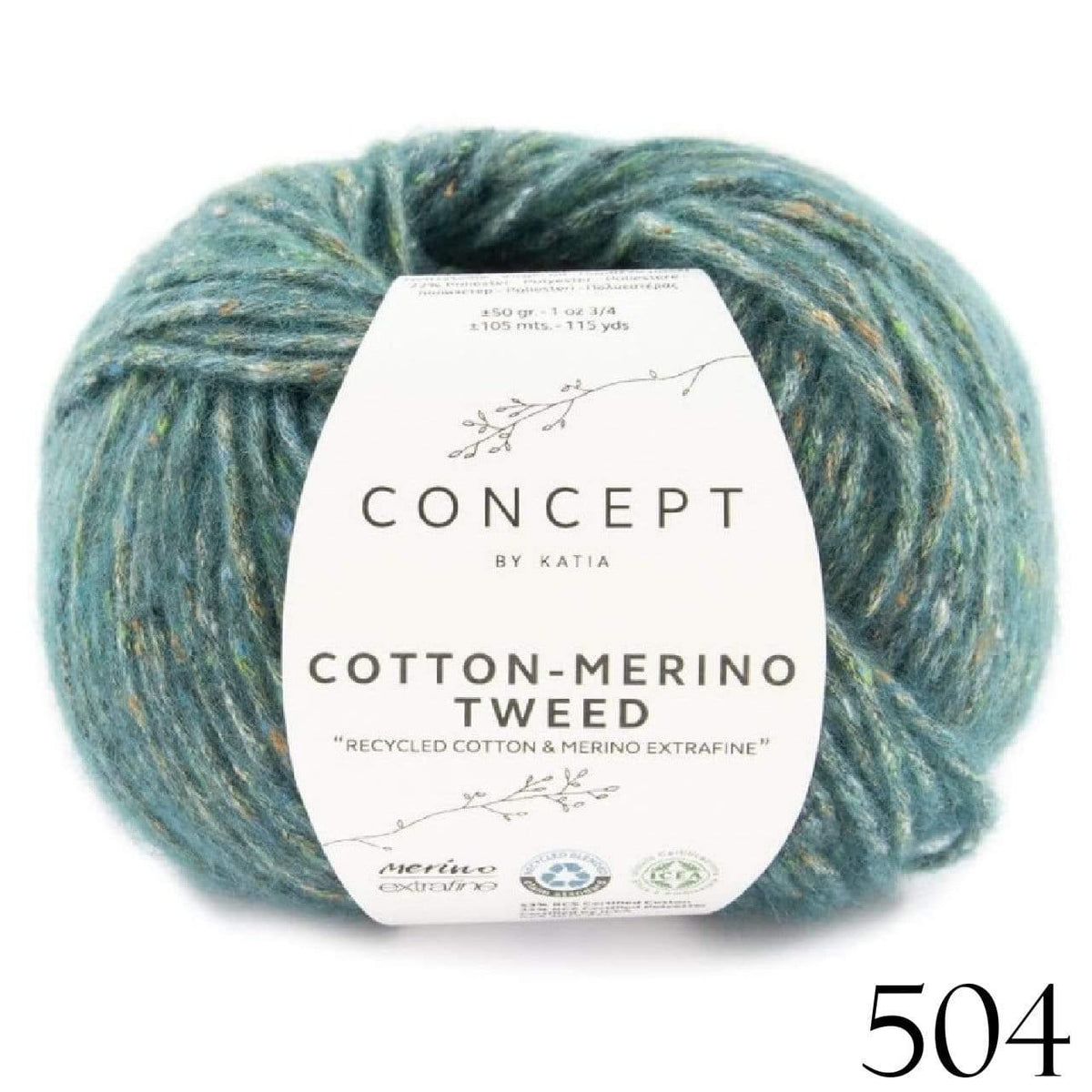Katia Concept - Cotton Merino Tweed - Biscotte Yarns