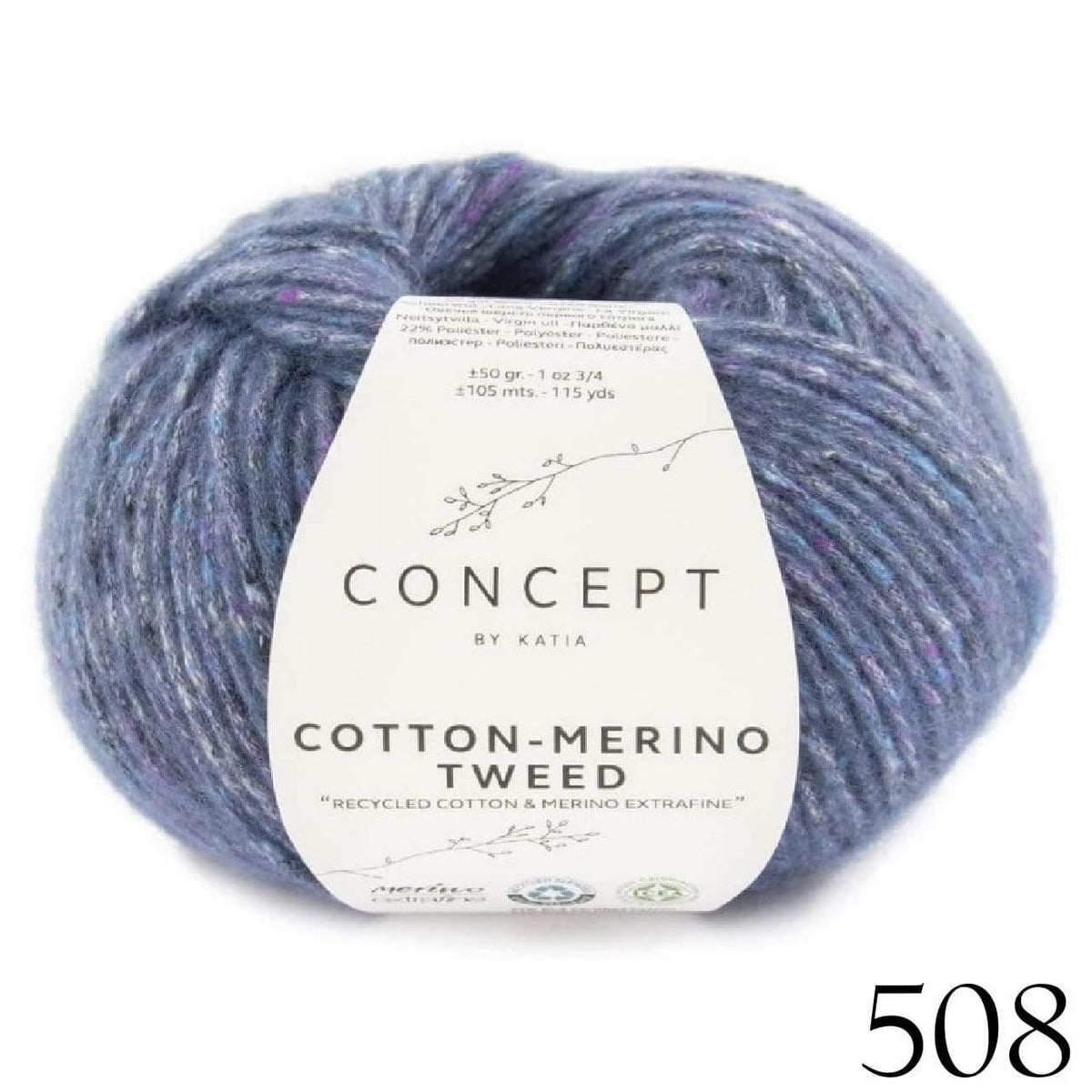 Katia Concept - Cotton Merino Tweed - Biscotte Yarns
