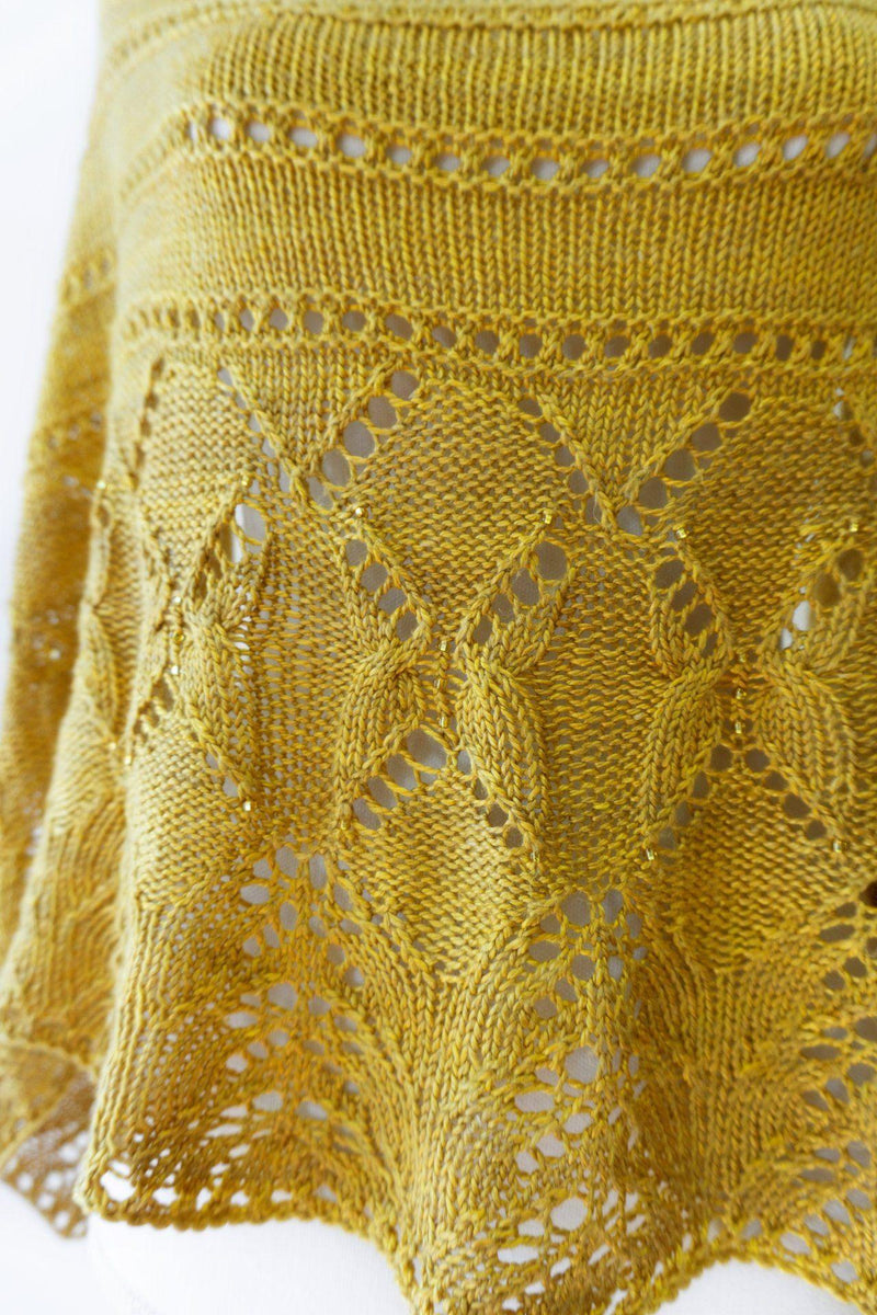 Summer Butterflies Shawl Knitting Pattern - Biscotte Yarns