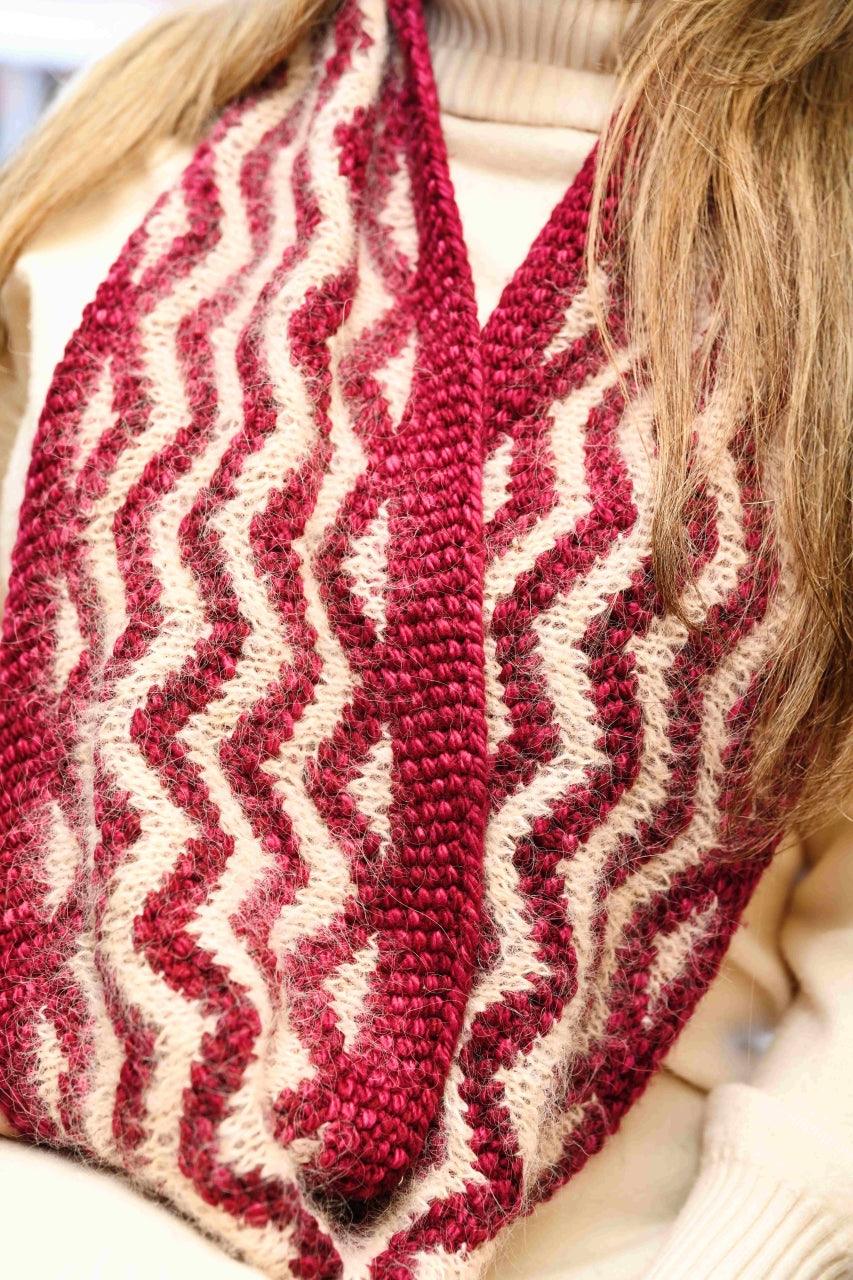 LUMINATE COWL & INFINITY SCARF Knitting Pattern - Biscotte Yarns