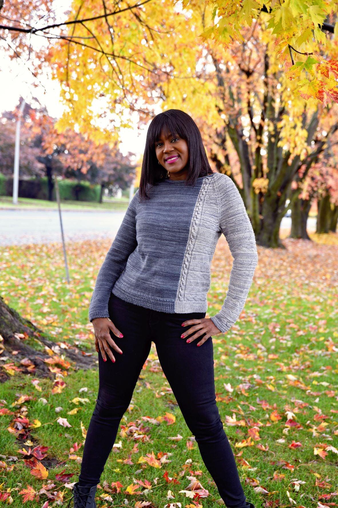 Raglan sweater pattern - Halyard - Biscotte Yarns