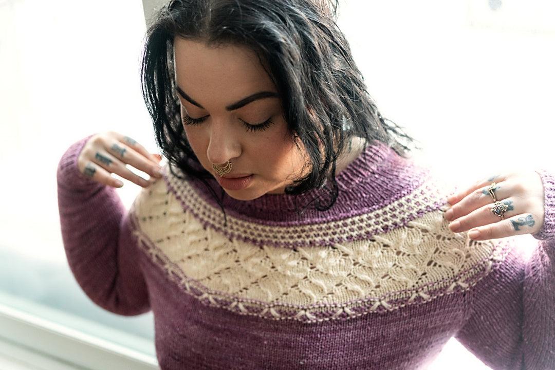 sweater knitting kit : Alice