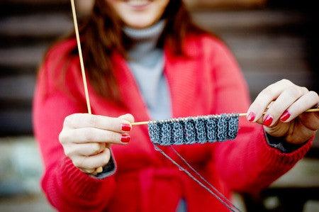 The Joy of Outdoor Knitting