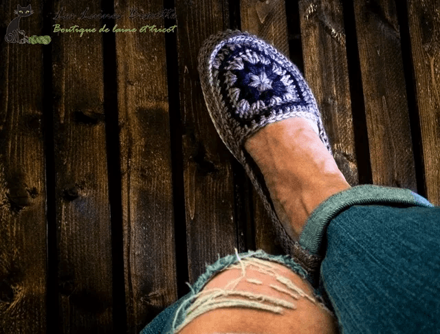 How To Turn Slippers Into Shoes - Biscotte Yarns