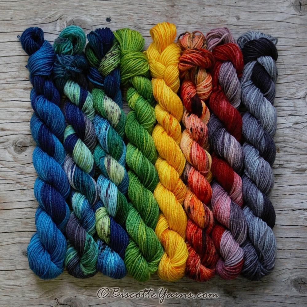 MINI SKEINS YARN SET - Biscotte Yarns