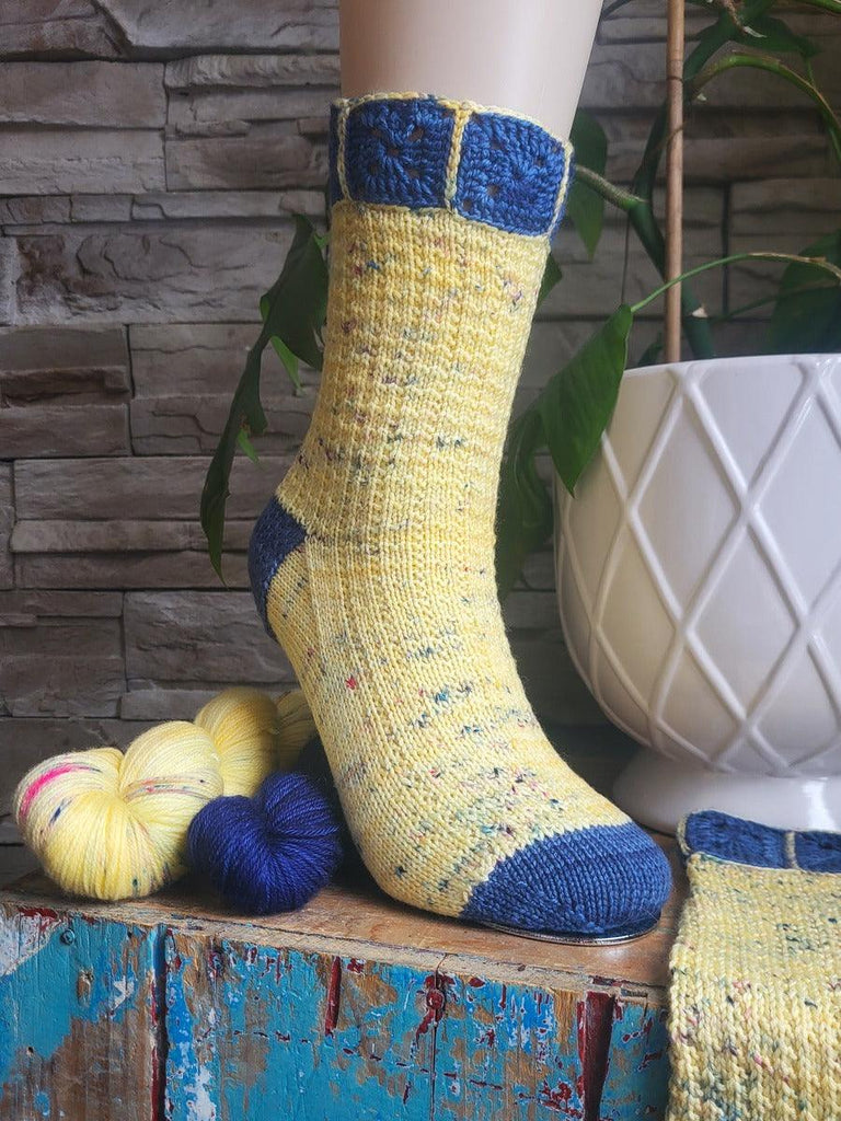 Tourmente socks | Knitting kit - Biscotte Yarns