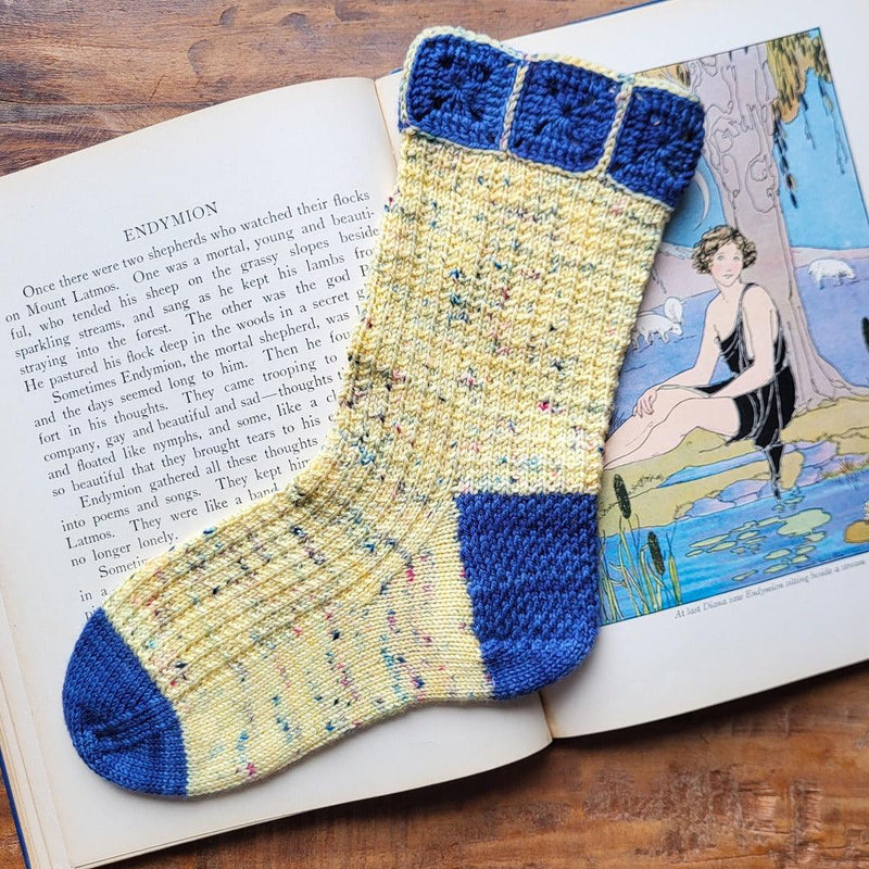 Tourmente socks | Knitting pattern - Biscotte Yarns